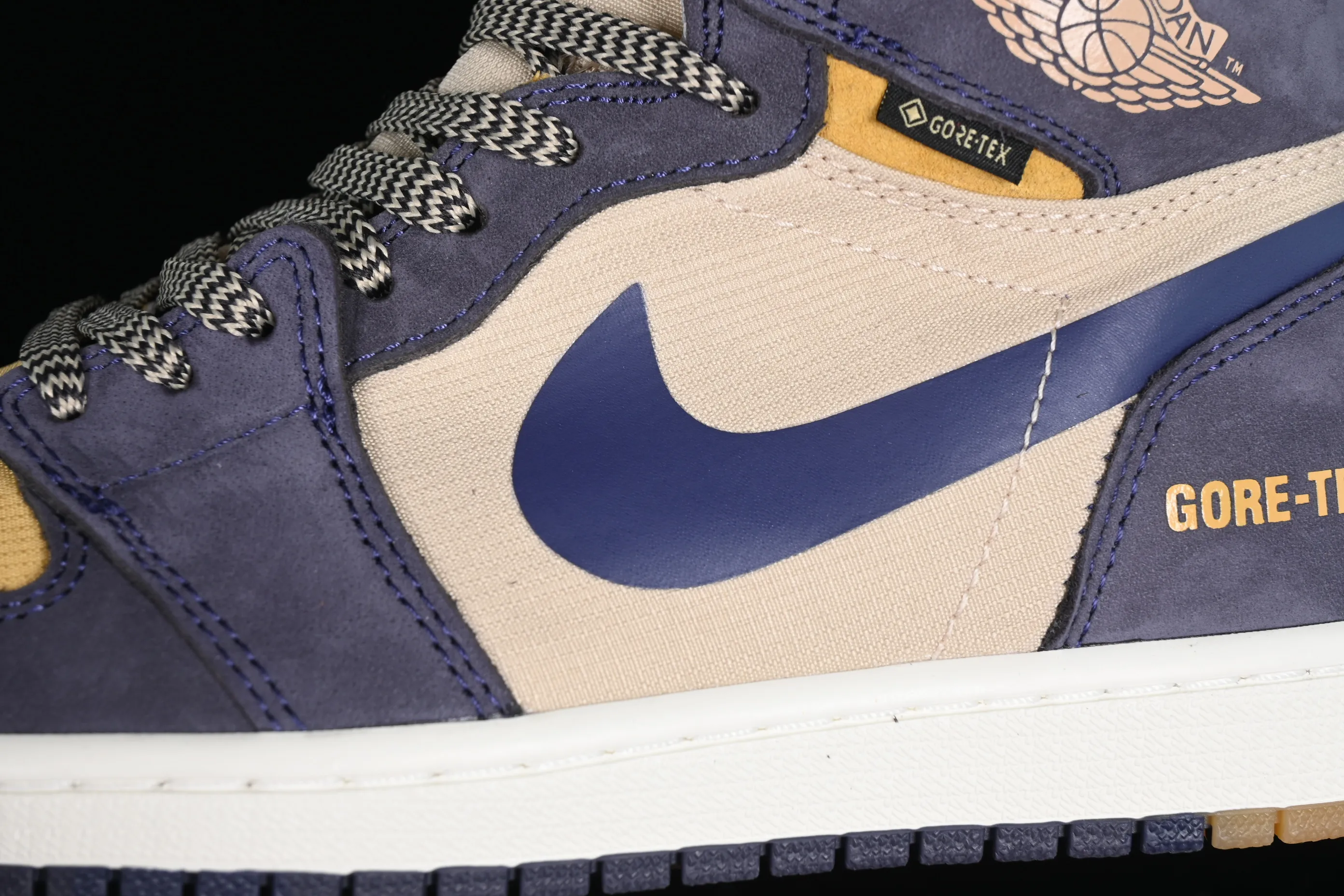All categories Air Jordan Jordan series basketball shoes Air Jordan 1 High Air Jordan 1 Element "Gore-Tex" AJ1 Joe 1 light brown purple high-top basketball shoes DB2889-501